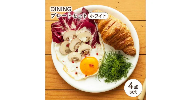 【ふるさと納税】【美濃焼】DINING プレートセット ホワイト【ZERO JAPAN】≪土岐市≫ ワンプレート パスタ皿 食器 [MBR081]