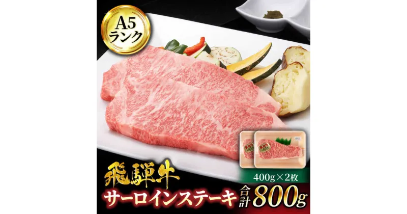 【ふるさと納税】A5ランク 岐阜県産 飛騨牛 サーロイン 400g×2枚 計800g ステーキ用【有限会社マルゴー】 [MBE020]