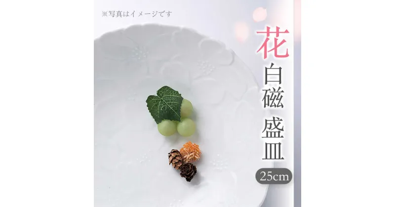 【ふるさと納税】【美濃焼】花白磁 盛皿【株式会社二幸】食器 大皿 プレート [MCZ003]