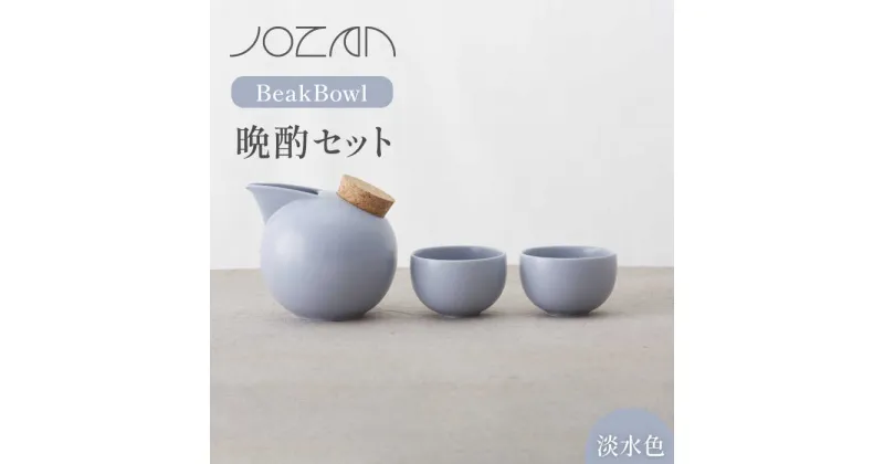 【ふるさと納税】【美濃焼】BeakBowlセット（淡水色）化粧箱入り【城山製陶所】 ≪土岐市≫ 食器 酒器 徳利[MCK024]