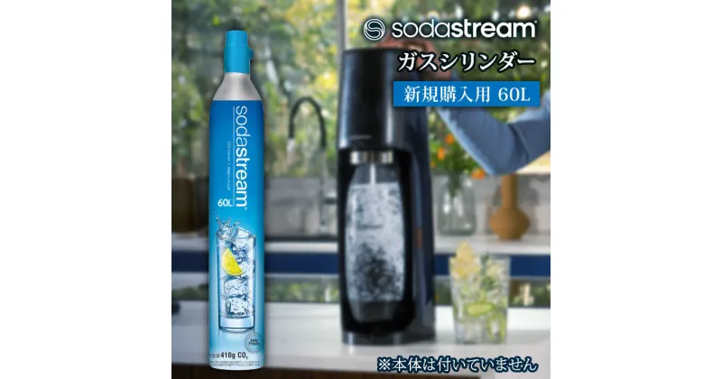 【ふるさと納税】ソーダストリーム ガスシリンダー 新規購入用 60L / SodaStream [MDN002]