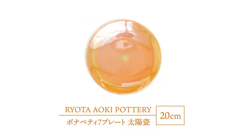 【ふるさと納税】【美濃焼】ボナペティ7プレート　太陽瓷【RYOTA AOKI POTTERY/青木良太】陶芸家 皿 インテリア [MCH314]