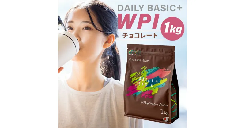 【ふるさと納税】DAILY BASIC+ WPI チョコレート 岐阜県 可児市 プロテイン タンパク質 低糖質 低脂質 健康食品 美容食品 溶けやすい ダイエット 甘すぎない 高タンパク質 お取り寄せ 送料無料