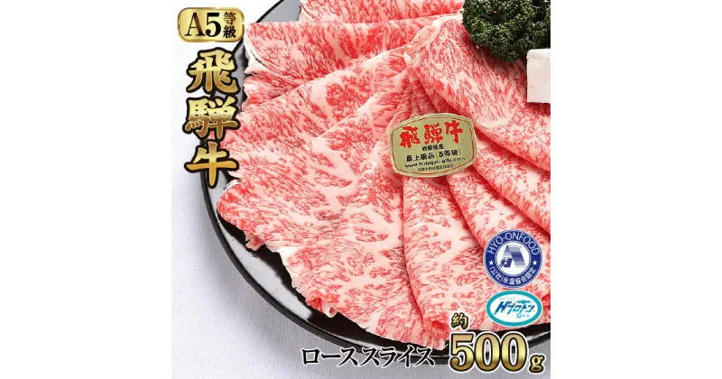 【ふるさと納税】約500gロース肉すき焼き【11月中旬から発送開始】　氷温（R）熟成　飛騨牛A5等級　プロトン凍結 [No.524] ／ 牛肉 ブランド牛 すきやき 送料無料 岐阜県 特産