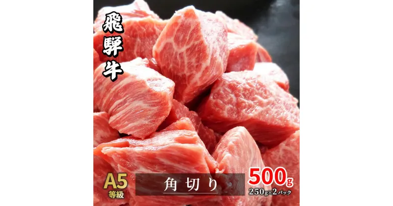 【ふるさと納税】牛肉 飛騨牛 角切り 500g 黒毛和牛 A5 美味しい お肉 牛 肉 和牛 カレー シチュー 【岐阜県瑞穂市】　 瑞穂市