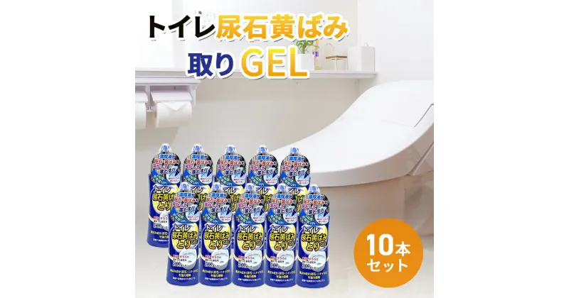 【ふるさと納税】トイレ尿石黄ばみ取りGEL 10本セット　瑞穂市