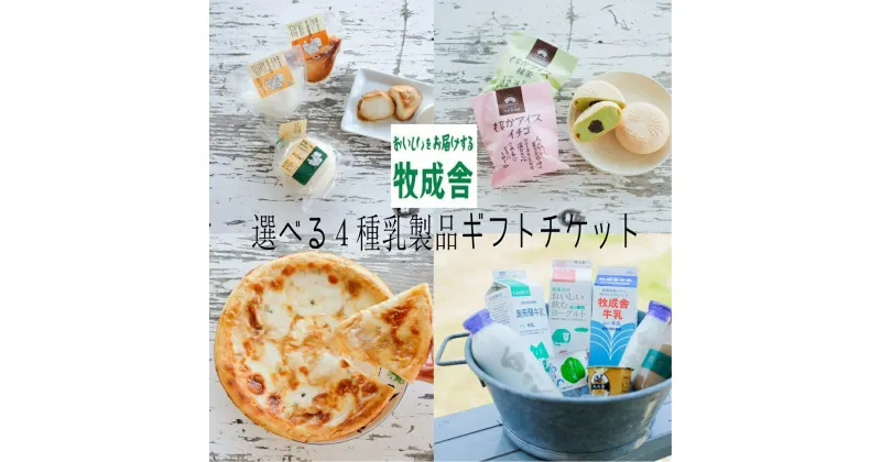 【ふるさと納税】＜牧成舎＞指定日に商品が受けとれる！飛騨の4種の乳製品選べるギフトチケット（5回分）[G0018]