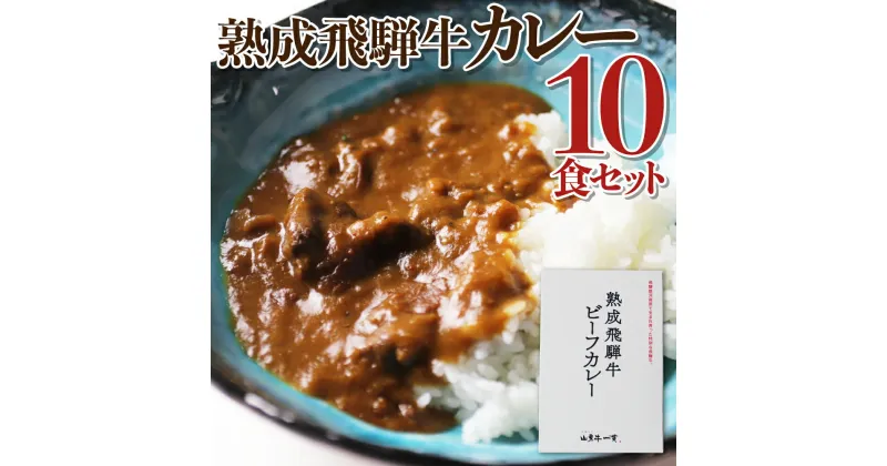 【ふるさと納税】熟成飛騨牛カレー　10食セット コロナ 事業者応援 巣ごもり 観光地応援 肉 熨斗掛け［D0034］36000円