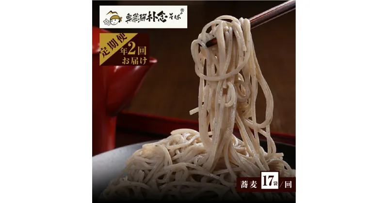 【ふるさと納税】日本そば そば 蕎麦 乾麺 200g×17袋 2回送付 定期便 飛騨 奥飛騨朴念そば 定期便 お楽しみ [Q1931x] 100000円 10万円