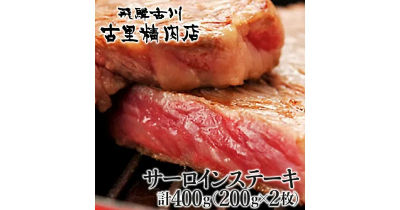 【ふるさと納税】飛騨市推奨特産品 飛騨牛4等級 サーロインステーキ 2枚計400g 牛肉 和牛 肉 熨斗掛け 熨斗掛け[D0054n]