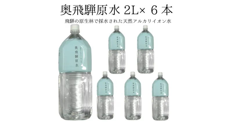 【ふるさと納税】天然水　奥飛騨原水 2L×6本 水　ミネラルウォーター [A0045] 《hida0307》