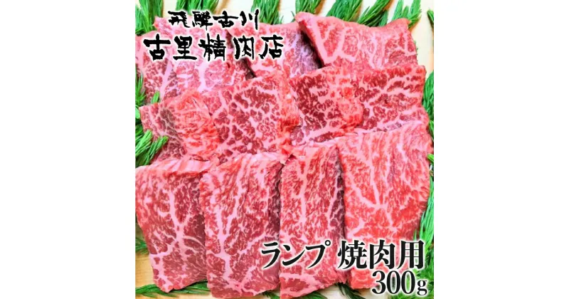 【ふるさと納税】飛騨牛 5等級 もも肉レア部位 ランプ 焼肉用300g 飛騨市推奨特産品 古里精肉店 牛肉 和牛 肉 熨斗掛け 熨斗掛け[C0043]