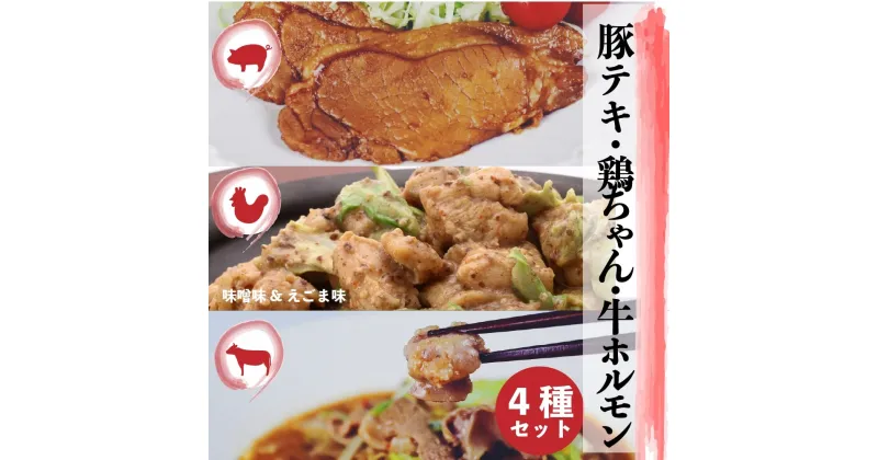 【ふるさと納税】飛騨地鶏けいちゃん 2種 味付き飛騨旨豚 味付き 肉 牛ホルモン 牛・豚・鶏の全部入りセット 神岡 飛騨 ひだ小僧[Q176]