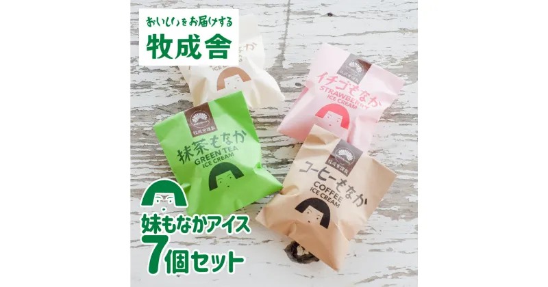 【ふるさと納税】訳あり＜牧成舎＞飛騨の手焼き最中アイス ミニサイズ 60ml×7個 妹最中 モナカ おまかせセット 訳アリ わけあり ワケアリ [Q291x] スイーツ プレゼント 《hida0307》