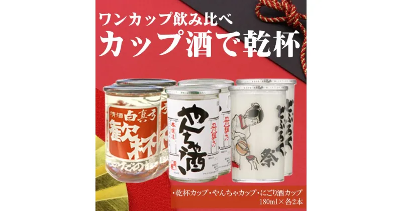 【ふるさと納税】白真弓 カップ酒 180ml 3種類 6本セット にごりやんちゃ酒 蒲酒造場 飲み比べ[Q1581]《hida0307》