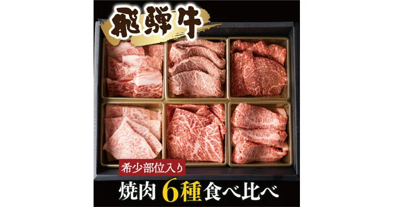 【ふるさと納税】《簡易包装・贈答箱 選べる》飛騨牛 焼肉 6種食べ比べ 希少部位 各100g 計600g 焼き肉 牛肉 肉 部位おまかせ 赤身 霜降り和牛 ギフト 贈り物 イチボ トモサンカク ミスジ ランプ ザブトン お楽しみ［Q1034］45000円 （クラウドファンディング対象）