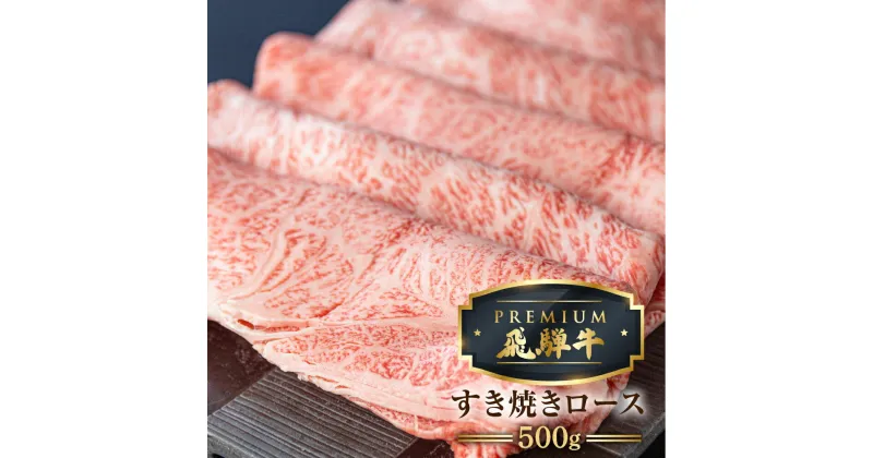 【ふるさと納税】 最飛び牛 飛騨牛 ロース すき焼き 500g 5等級 A5 肉の沖村 牛肉 和牛 ブランド牛 すきやき ごちそう 贅沢飛騨牛 熨斗掛け すきやき 高級肉 [Q1687] 人気