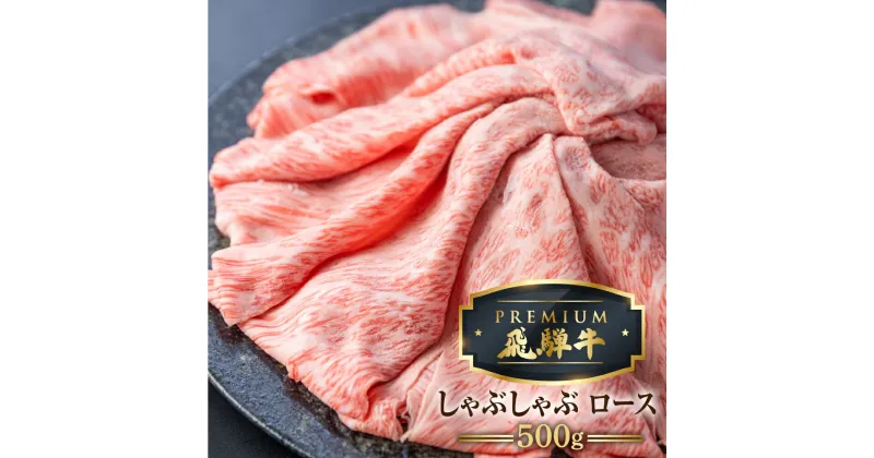 【ふるさと納税】最飛び牛 飛騨牛 ロース しゃぶしゃぶ 500g 5等級 A5 牛肉 和牛 ブランド牛 プレミアム ごちそう 贅沢飛騨牛 肉の沖村[Q1689]