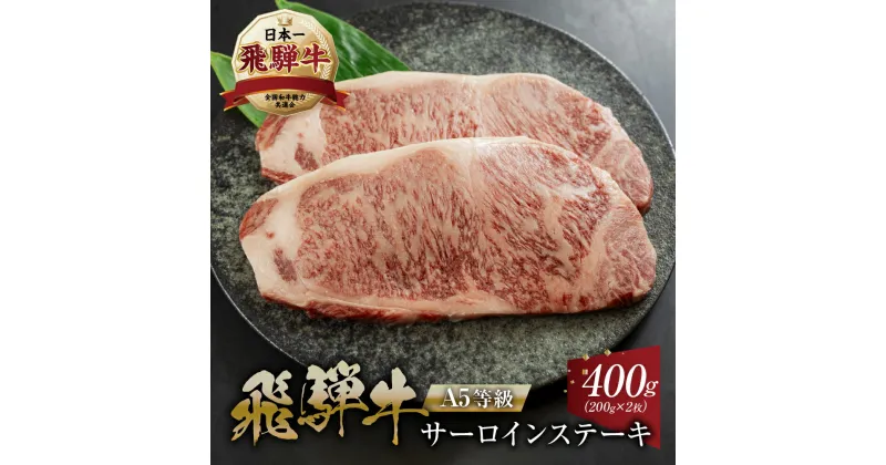 【ふるさと納税】 [A5 等級] 飛騨牛 サーロイン ステーキ 用 400g ( 200g × 2 枚) 飛騨牛 焼肉 高級 肉 牛肉 和牛 黒毛和牛 霜降り サーロインステーキ 小川ミート 本巣市 [0162] [mt212n] 20000円 二万円