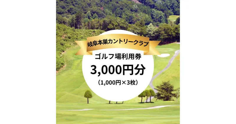 【ふるさと納税】岐阜本巣カントリークラブ ゴルフ場利用券 分 [1242] 本巣cc ゴルフ ゴルフ場 岐阜県 本巣市 東海 中部 スポーツ チケット 利用券 12000円