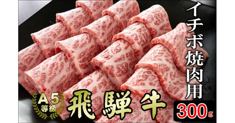 【ふるさと納税】「希少部位」[A5等級]飛騨牛イチボ焼肉用300g 小川ミート 本巣市 [mt032] 22000円