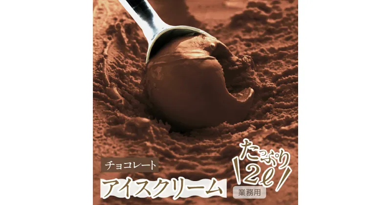 【ふるさと納税】 チョコレート アイスクリーム 2L 業務用 のため 訳あり 訳アリ 大容量 北海道産 純 生クリーム 牛乳 国産 岐阜県 本巣市 卵 無添加 甘い スイーツ デザート たっぷり コーヒー メロン いちご フロート 季節 スイーツ 自宅用 [mt185] 16000円