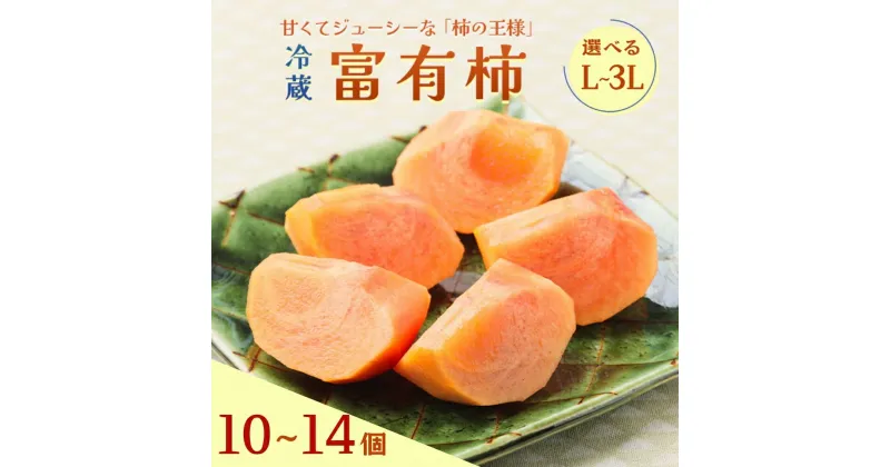 【ふるさと納税】【先行予約】令和6年産《柿の王様》冷蔵 富有柿 L～3L サイズ 10～14個 12月上旬より発送開始予定 [mt1632]｜かき 富有柿 ふゆうがき フルーツ カキ 冷蔵柿 果物 くだもの 産地直送 岐阜県 本巣市 大熊青果 マル席 16000円 18000円 20000円