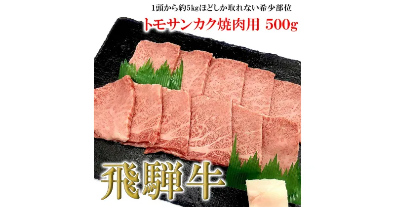 【ふるさと納税】菊の井飛騨牛 トモサンカク焼肉　 500g（4～5人前）飛騨牛 下呂温泉 おすすめ 牛肉 肉 和牛 赤身 人気 ブランド牛 肉ギフト 国産　贈答品 トモサンカク ギフト 焼肉　【冷凍】 25000円 岐阜県 下呂市