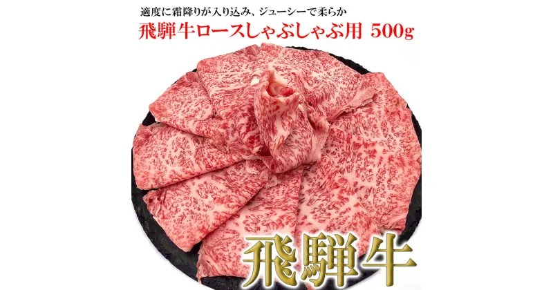 【ふるさと納税】菊の井飛騨牛 ロースしゃぶしゃぶ 500g（4～5人前）飛騨牛 下呂温泉 おすすめ 牛肉 肉 和牛 赤身 人気 ブランド牛 肉ギフト 国産　贈答品 しゃぶしゃぶ ギフト カルビ ロース　【冷凍】 30000円 岐阜県 下呂市