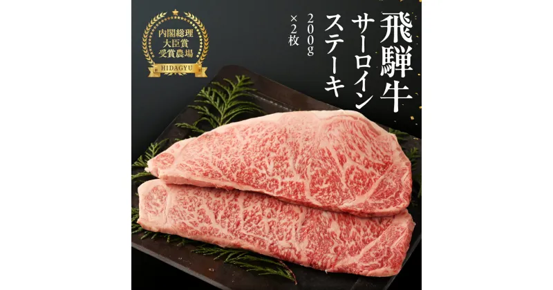 【ふるさと納税】飛騨牛 サーロインステーキ　200g×2枚 牛肉 【冷凍】ギフト 和牛 ブランド牛 下呂温泉 ギフト 贈り物 贈答 サーロイン ステーキ 牛肉 肉 和牛 赤身 人気 お歳暮 お中元 高級牛肉 45000円 岐阜県 下呂市