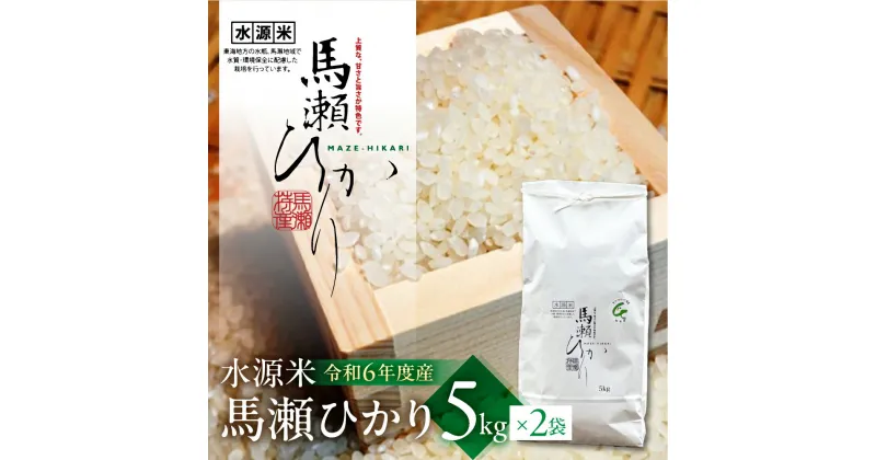 【ふるさと納税】【令和6年産米】水源米 馬瀬ひかり 5kg × 2袋（10kg）『シェフセレクト』コシヒカリ 精米 2024年産 お米 まぜ 下呂温泉 米 44000円 岐阜県 下呂市 農家直送 送料無料 令和6年 2024年