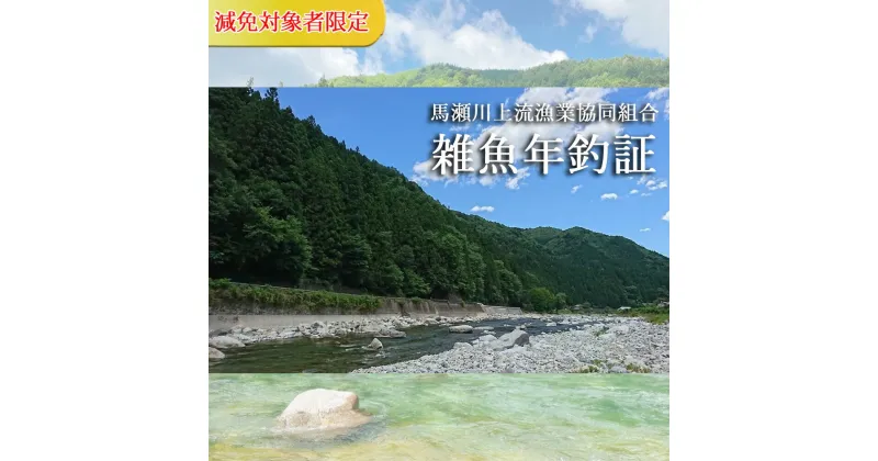 【ふるさと納税】《減免対象者限定》令和7年 馬瀬川上流雑魚年釣証 1枚 渓流釣り 釣り券 釣り つり 魚 アマゴ イワナ 岩魚 あまご 17000円 岐阜県 下呂市 清流 馬瀬川 2025年