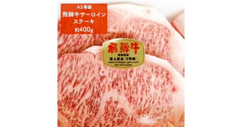 【ふるさと納税】飛騨牛サーロインステ−キ（A5等級）約400g　牛肉・お肉