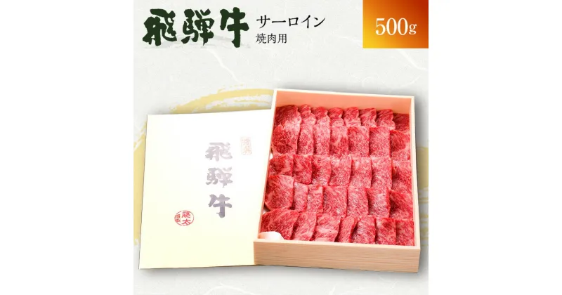 【ふるさと納税】飛騨牛 サーロイン 岐阜県海津市産 焼肉 500g 牛肉　 焼き肉 牛 お肉 肉 冷凍 バーベキュー BBQ