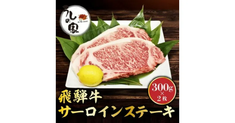 【ふるさと納税】うしの家イチオシ飛騨牛サーロインステーキ　300g×2枚【配送不可地域：離島】【1364575】