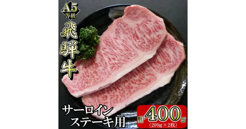 【ふるさと納税】[A5等級]飛騨牛サーロインステーキ用400g【配送不可地域：離島】【1445724】