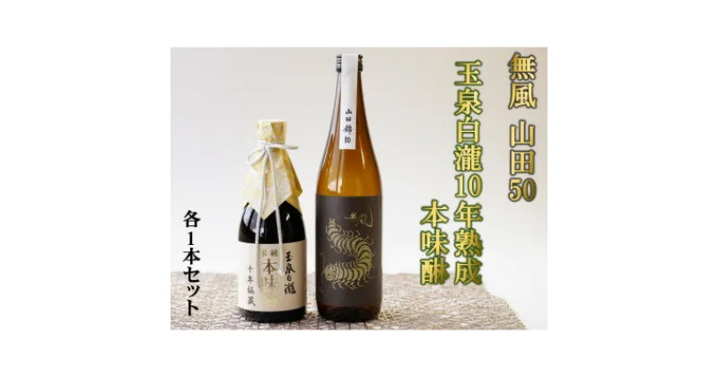 【ふるさと納税】無風 山田錦50 720ml/玉泉白瀧十年熟成本みりん500mlセット【1480864】