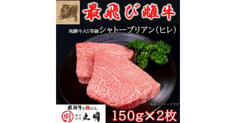 【ふるさと納税】【最飛び雌牛】飛騨牛A5等級シャトーブリアン(ヒレ)150g　2枚【配送不可地域：離島】【1520148】