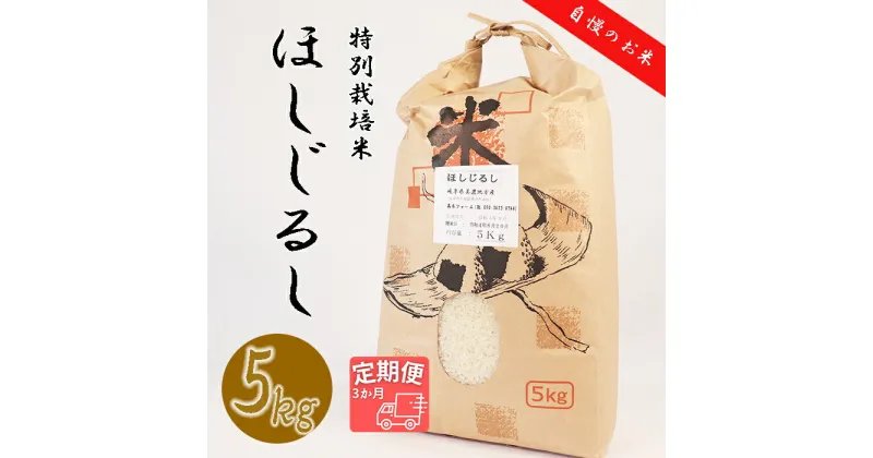 【ふるさと納税】≪令和6年産≫ 新米 【3か月定期便】垂井町産 ほしじるし (5kg×3回）