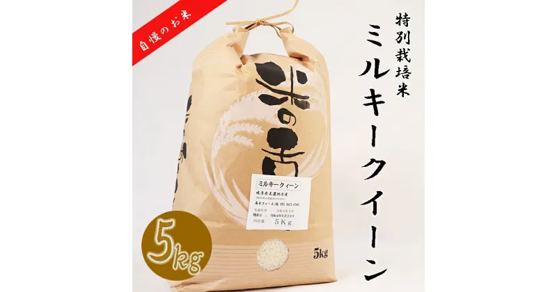 【ふるさと納税】 ≪令和6年産≫ 新米 【特別栽培米】 垂井町産 ミルキークイーン 5kg