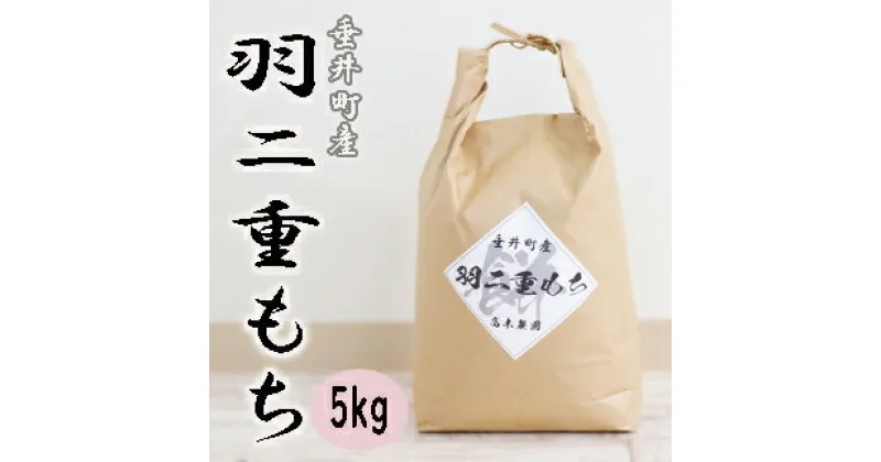 【ふるさと納税】≪令和6年産≫ 新米 岐阜県産羽二重もち5kg