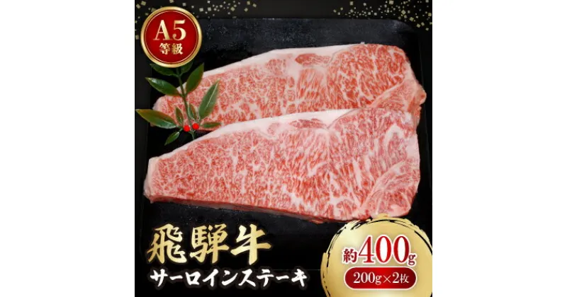 【ふるさと納税】飛騨牛A5等級　サーロインステーキ　約400g(200g×2)【配送不可地域：離島】【1125933】