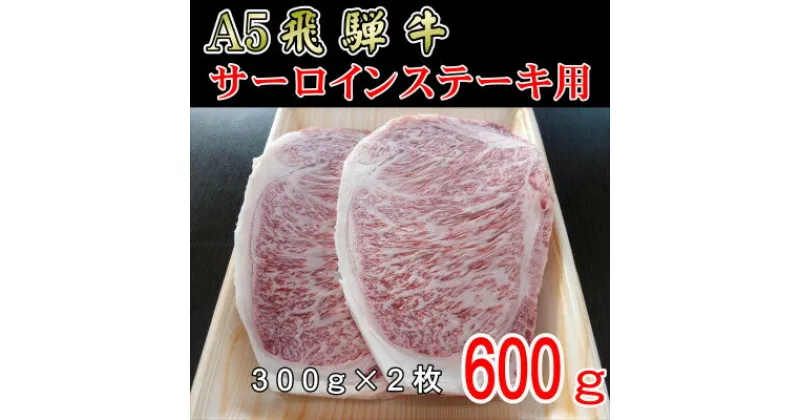 【ふるさと納税】『A5等級』飛騨牛サーロインステーキ用600g【配送不可地域：離島】【1432011】