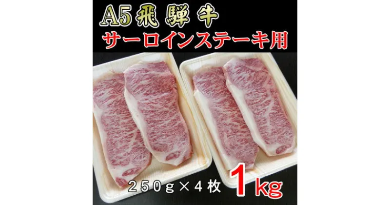 【ふるさと納税】『A5等級』飛騨牛サーロインステーキ用1kg【配送不可地域：離島】【1432027】