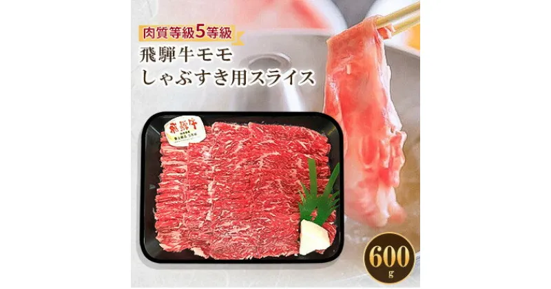 【ふるさと納税】飛騨牛モモしゃぶすき用スライス 600g【配送不可地域：離島】【1102044】