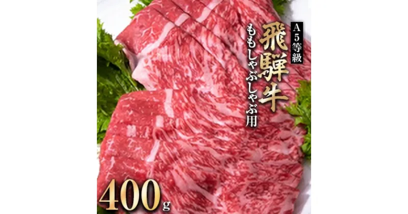 【ふるさと納税】A5等級 飛騨牛ももしゃぶしゃぶ用400g(冷凍)【配送不可地域：離島】【1132916】