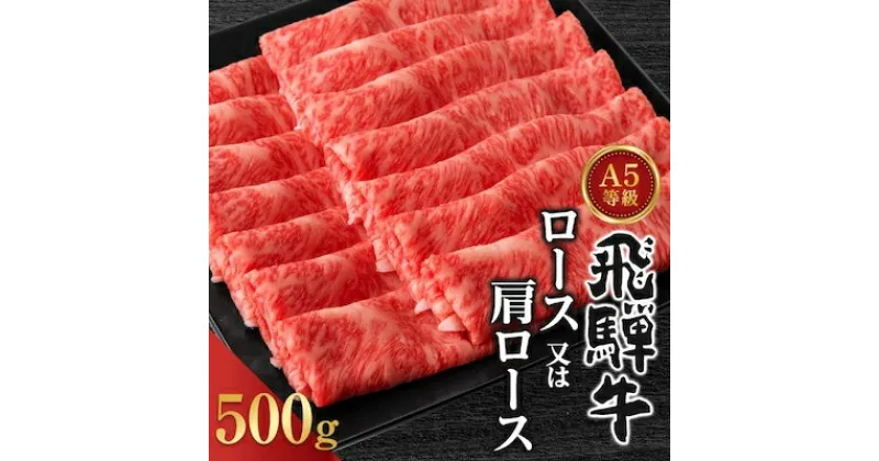 【ふるさと納税】A5ランク飛騨牛スライス500g(ロース又は肩ロース)【配送不可地域：離島】【1307429】