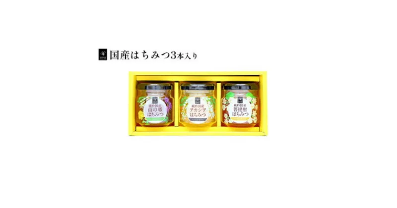 【ふるさと納税】国産はちみつ120g　3本入り　蜂蜜・はちみつ・国産はちみつ・はちみつ・ハニー・セット・純粋