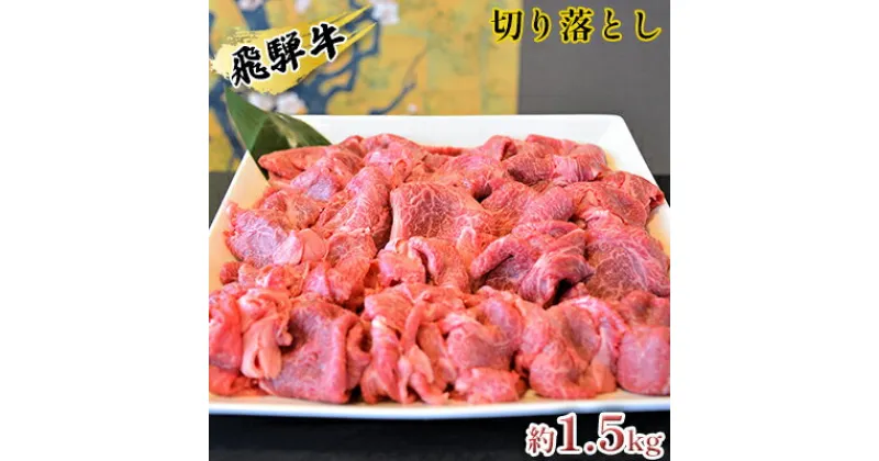 【ふるさと納税】飛騨牛切り落とし約1.5kg　（約500g×3パック）　お肉・牛肉・飛騨牛・切落とし・1.5kg