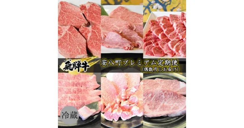 【ふるさと納税】飛騨牛　安八町プレミアム定期便（偶数月にお届け）　定期便・ お肉 牛肉 国産 お家焼肉 シャトーブリアン ロース ヒレ 赤身 ヒレ サイコロステーキ 肩ロース すき焼き用 サーロイン ステーキ